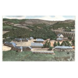 PANNECIERE: barrage, colonie de vacances vue aérienne 10x15 - très bon état