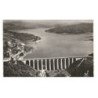 CHAUMARD: barrage de panneciere, le lac et la digue vue aérienne 10x15 - très bon état