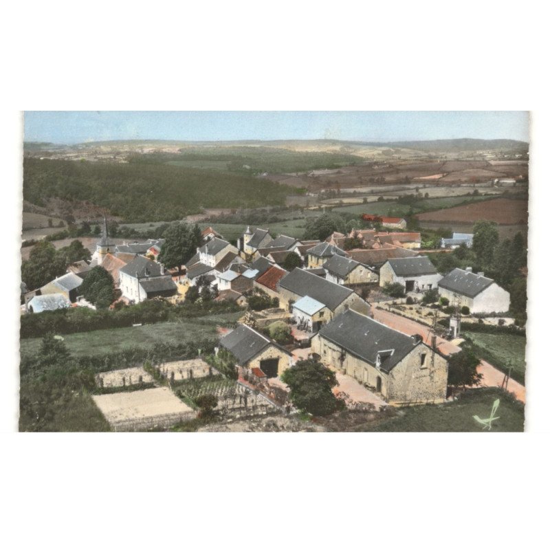 MONTIGNY-en-MORVAN: vue aérienne 10x15 - très bon état