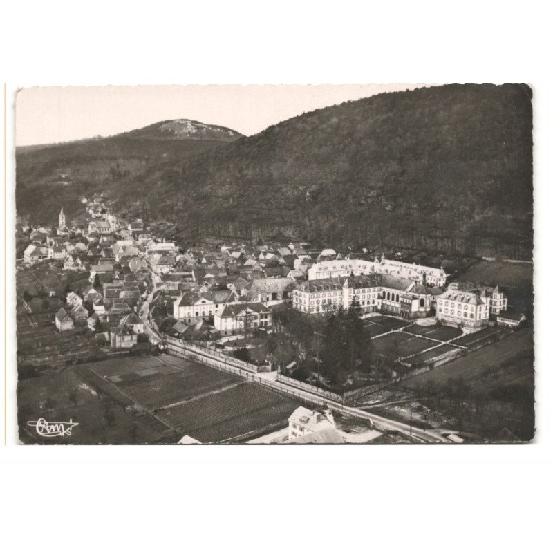 OBERBRONN: vue générale, le couvent vue aérienne 10X15 - très bon état