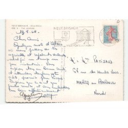 NEUF-BRISACH: vue générale vue aérienne 10X15 - très bon état