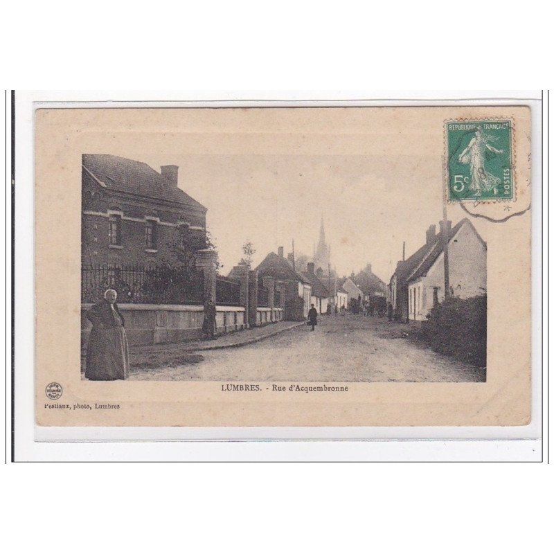 LUMBRES : rue d'acqembronne - tres bon etat