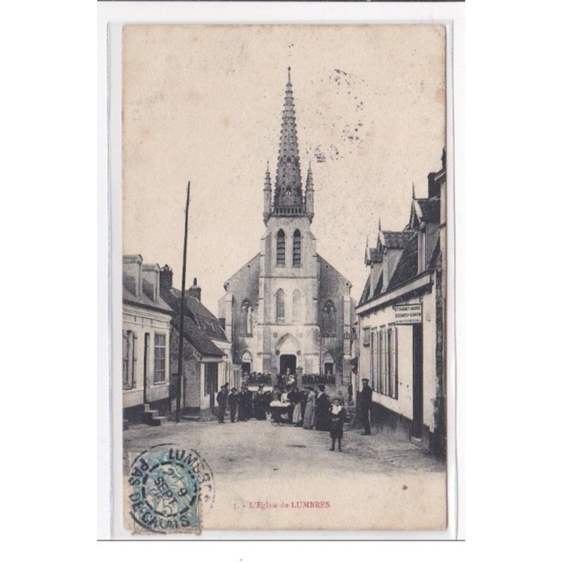 LUMBRES : eglise de lumbres - tres bon etat