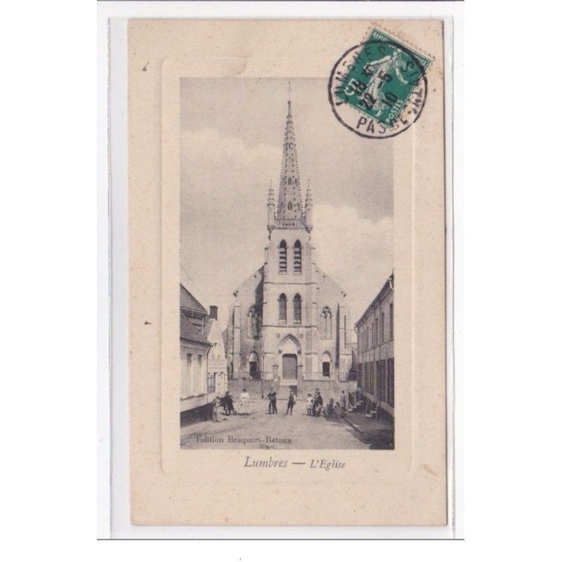 LUMBRES : l'eglise - tres bon etat