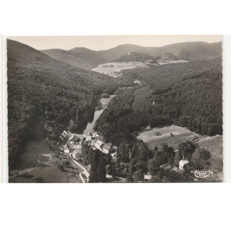 JAEGERTHAL: vue panoramique avec les ruines de windstein vue aérienne 10X15 - très bon état
