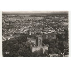 KINTZHEIM: vue panoramique avec en 1er plan les ruines du château vue aérienne 10X15 - très bon état