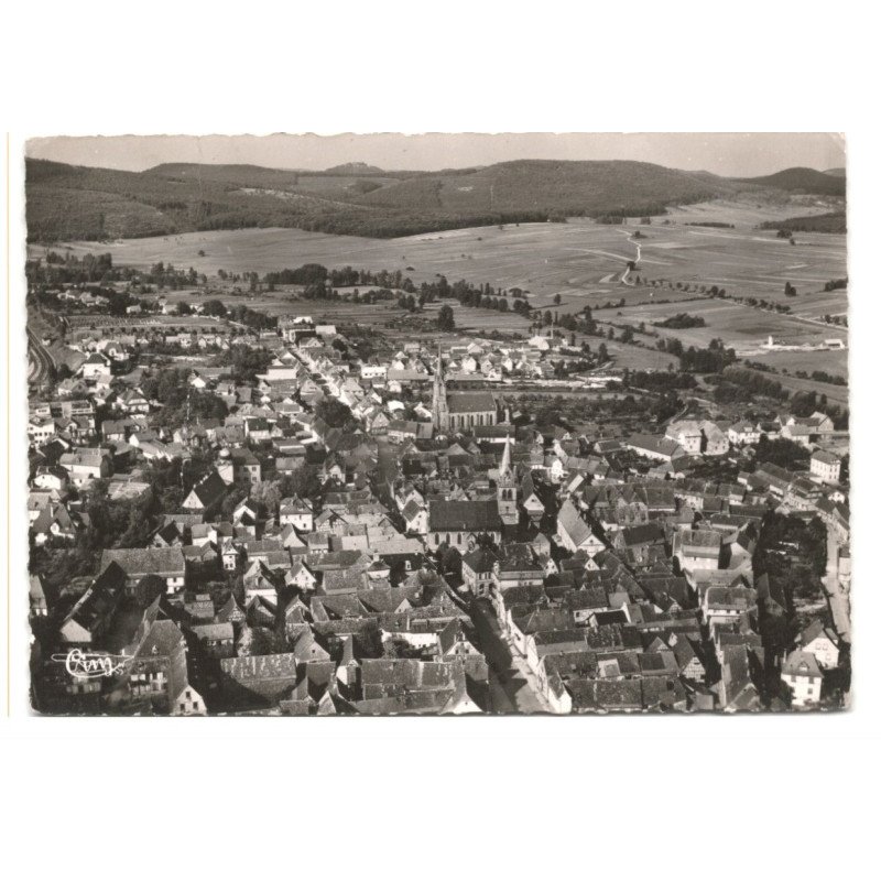 INGWILLER: vue générale vue aérienne 10X15 - très bon état