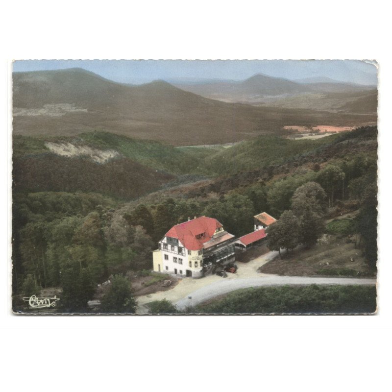 HAUT-KOENIGSBOURG: hôtel schaenzel vue aérienne 10X15 - très bon état