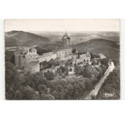 HAUT-KOENIGSBOURG: château avec vue panoramique sur la plaine vue aérienne 10X15 - très bon état