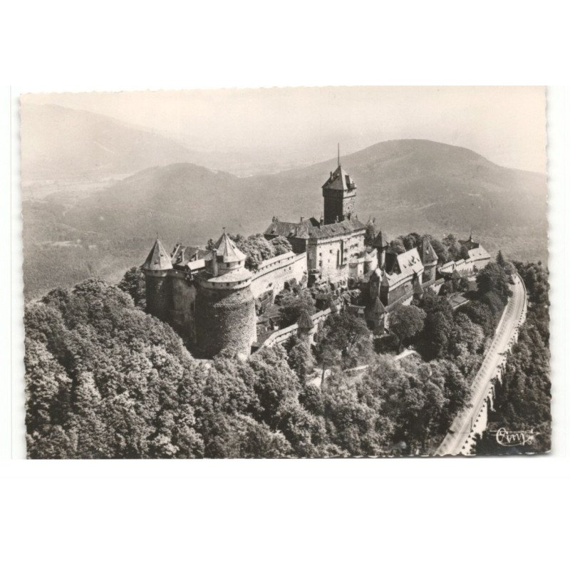 HAUT-KOERNIGSBOURG: du château vue aérienne 10X15 - très bon état