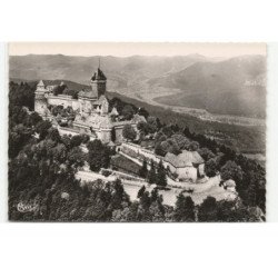HAUT-KOERNIGSBOURG: vue générale du château vue aérienne 10X15 - très bon état
