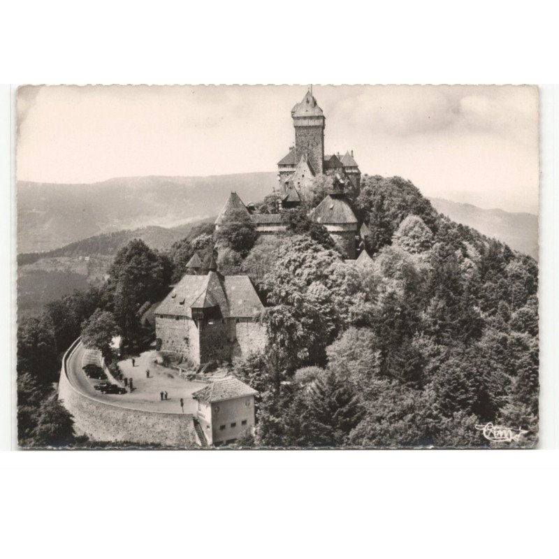 HAUT-KOERNIGSBOURG: du château vue aérienne 10X15 - très bon état