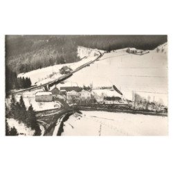 LE DONON: sous la neige, hôtel velleda vue aérienne 10X15 - très bon état