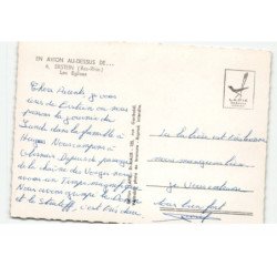 ERSTEIN: les églises vue aérienne 10X15 - trsè bon état