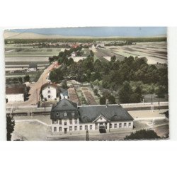 ERSTEIN: la gare vue aérienne 10X15 - état
