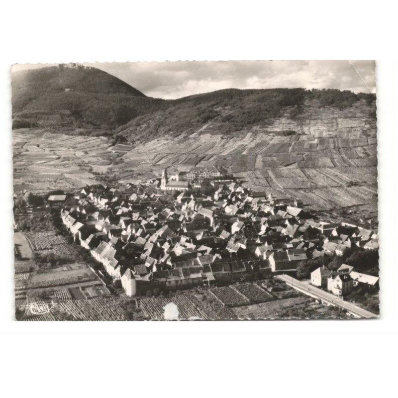 SAINT-HIPPOLYTE: en arrière plan, le haut koenigsbourg vue aérienne 10X15 - très bon état