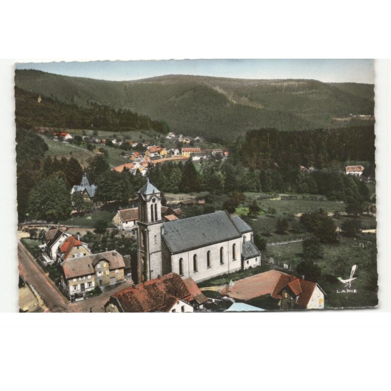 ENGENTHAL-WANGENBOURG: l'église vue aérienne 10X15 - trsè bon état