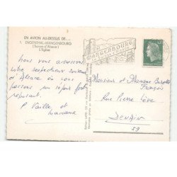 ENGENTHAL-WANGENBOURG: l'église vue aérienne 10X15 - trsè bon état