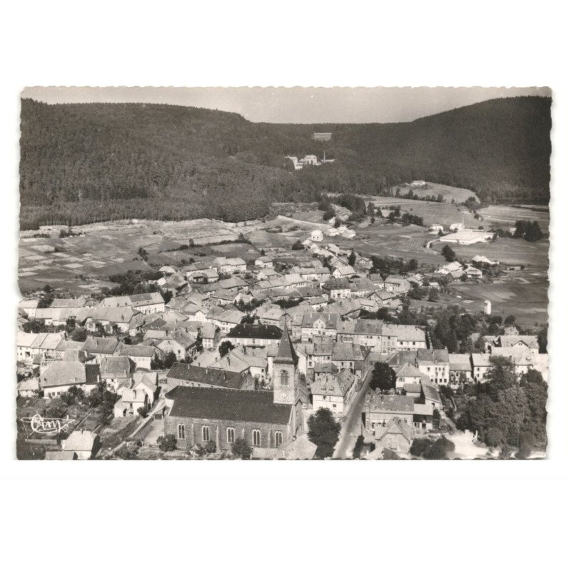 SAALES: vue générale vue aérienne 10X15 - très bon état