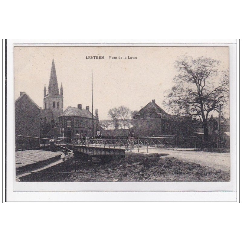 LESTREM : pont de la lawe - tres bon etat