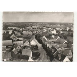 KINDWILLER: rue principale vue aérienne 10X15 - très bon état