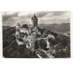 HAUT KOENIGSBOURG: le château vue aérienne 10X15 - très bon état