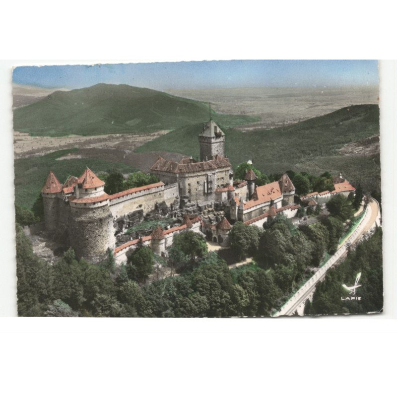 HAUT KOENIGSBOURG: vue aérienne 10X15 - très bon état