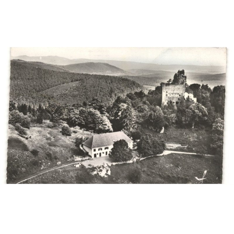 OTTROTT: maison forestière de rathasmhausen, château d'ottrott vue aérienne 10X15 - très bon état