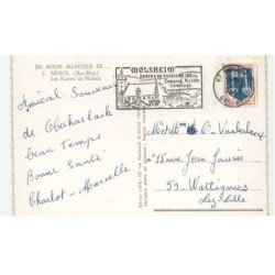 NIDECK: les ruines de nideck vue aérienne 10X15 - très bon état