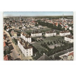 ERSTEIN: les H.L.M. vue aérienne 10X15 - très bon état