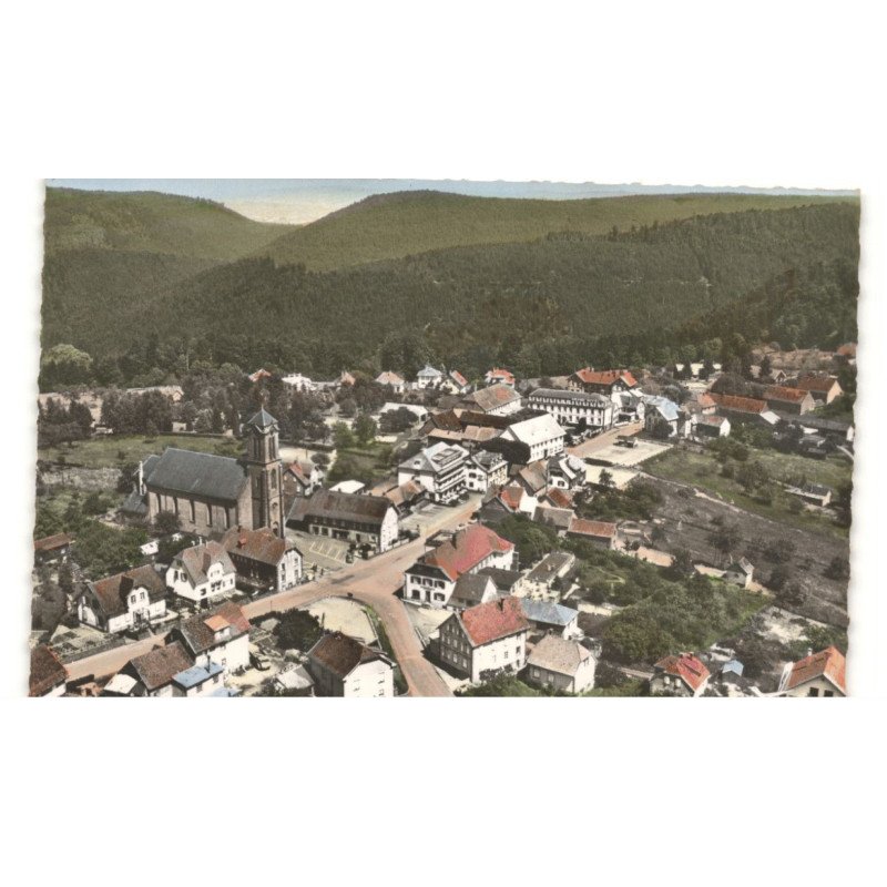 WANGENBOURG: vue générale vue aérienne 10X15 - très bon état