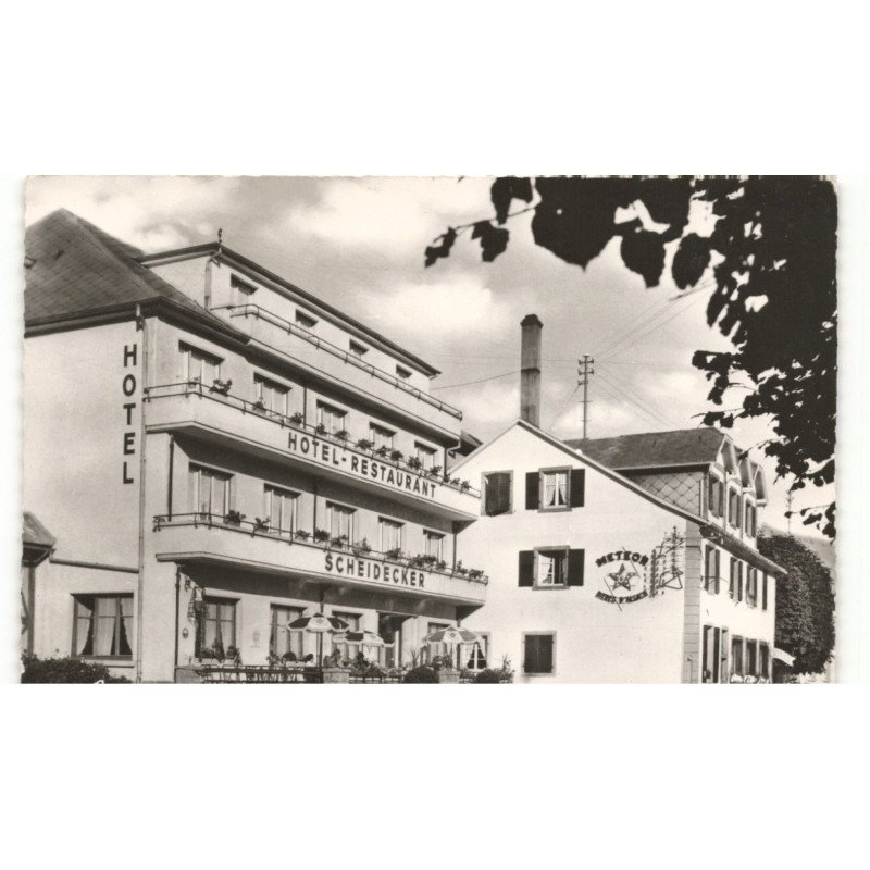 WANGENBOURG: hôtel-restaurant Mr. Scheidecker vue aérienne 10X15 - très bon état