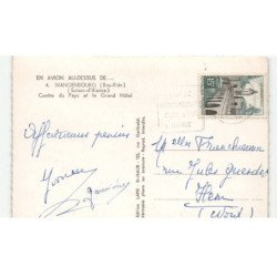 WANGENBOURG: centre du pays et le grand hôtel vue aérienne 10X15 - très bon état