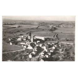 VILLE-LANGY: vue générale et panorama sur anlezy vue aérienne 10x15 - très bon état