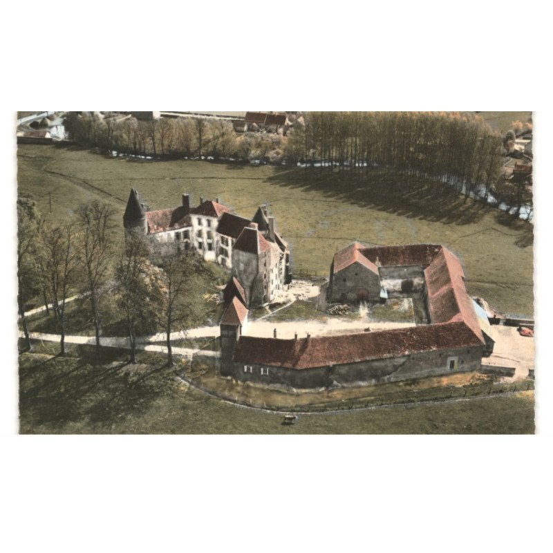 VANDENESSE: château vue aérienne 10x15 - très bon état
