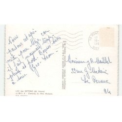 LES SETTONS: camping du père modeste vue aérienne 10x15 - très bon état (timbre arraché)