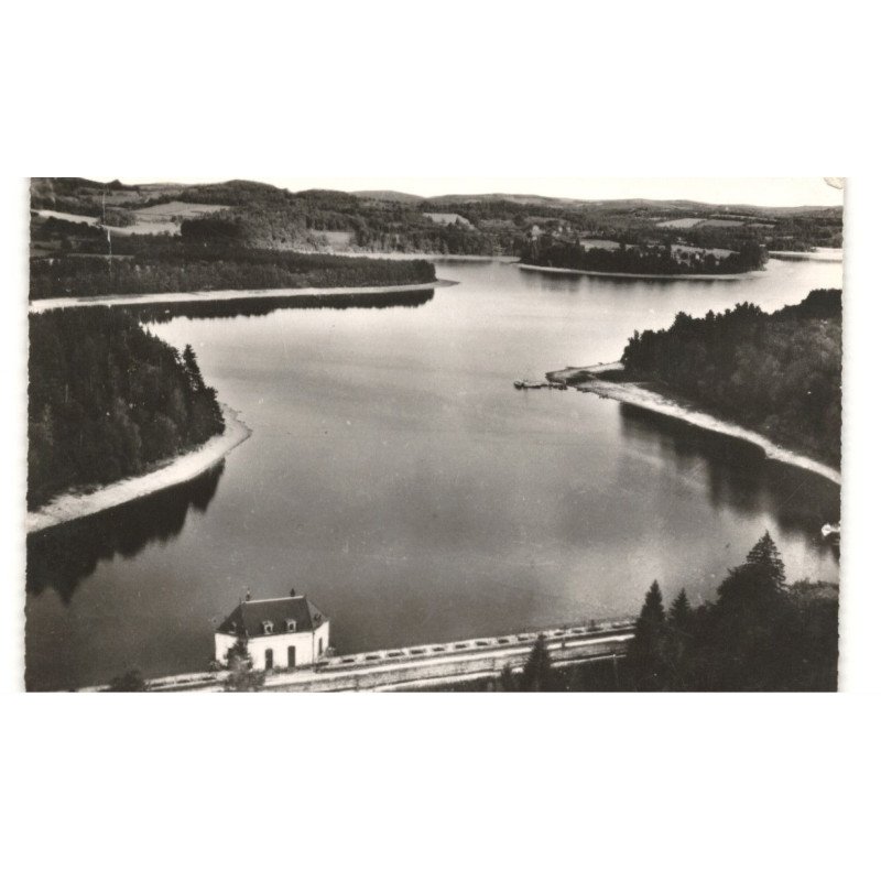 LES SETTONS: le lac vue aérienne 10x15 - très bon état