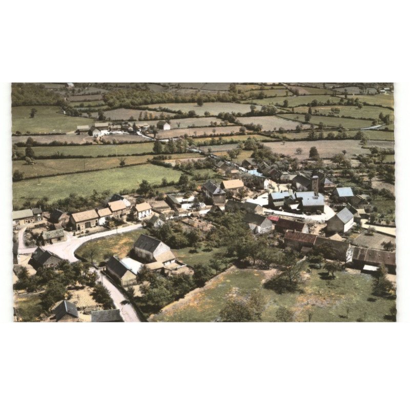 SAXI-BOURDON: vue générale vue aérienne 10x15 - très bon état
