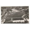 SAINT-LEGER-des-VIGNES : le barrage sur la loire, le canal du nivernais, l'aron vue aérienne 10x15 - très bon état
