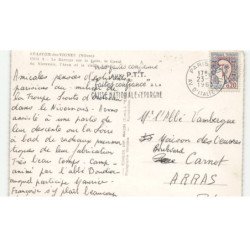 SAINT-LEGER-des-VIGNES : le barrage sur la loire, le canal du nivernais, l'aron vue aérienne 10x15 - très bon état