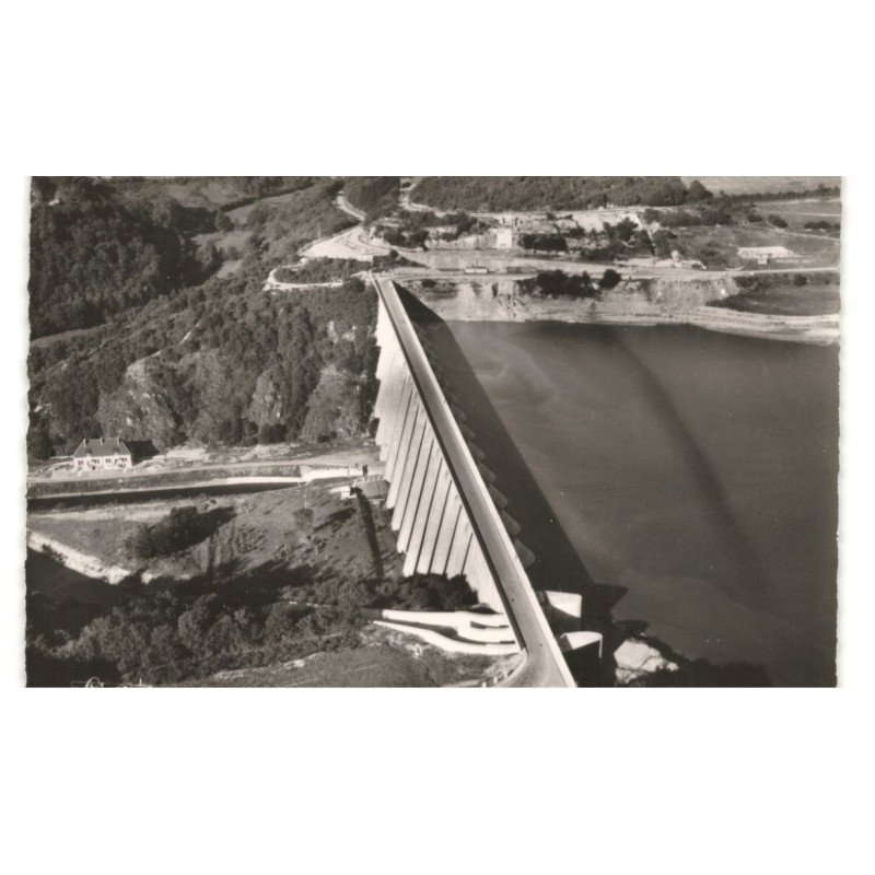 PANESSIERE: barrage, lac, vue aérienne 10x15 - très bon état