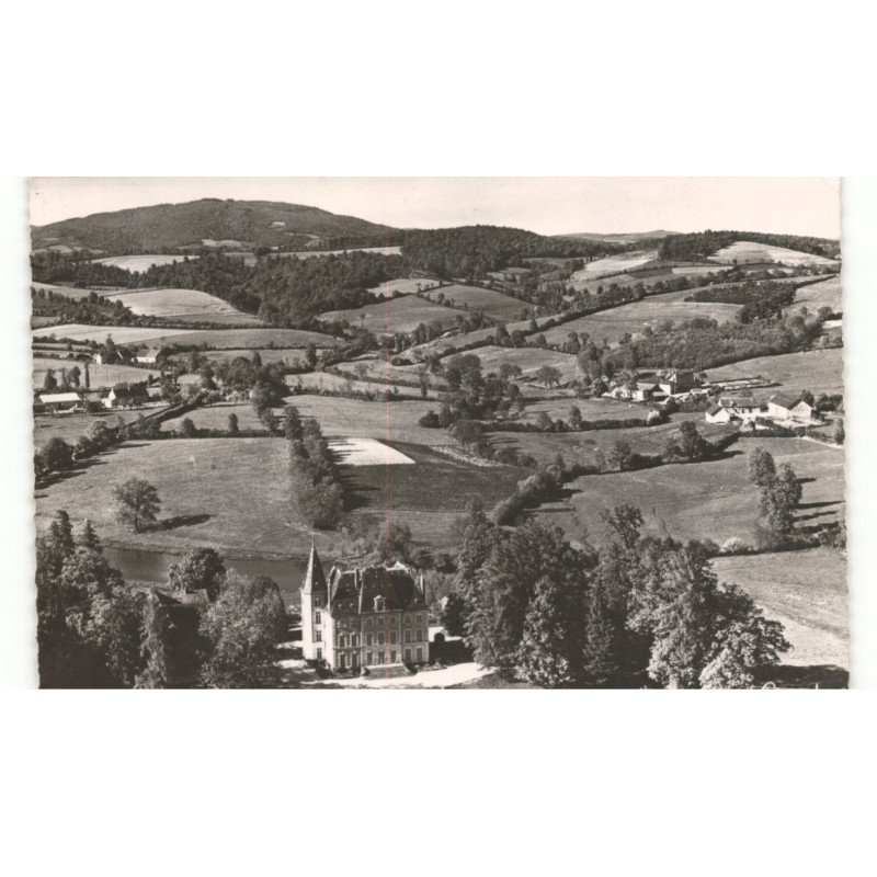 MILLAY: château de magny vue aérienne 10x15 - très bon état