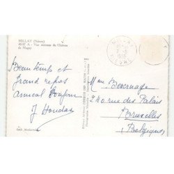 MILLAY: château de magny vue aérienne 10x15 - très bon état