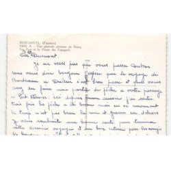 ROSCANVEL: vue générale du bourg son port et la pointe des espagnols vue aérienne 10x15 - état