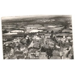 PLOUGONVEN: vue générale vue aérienne 10x15 - très bon état