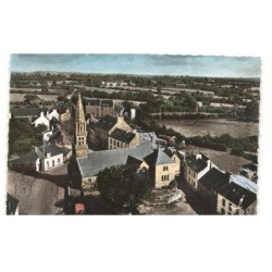TOURCH: l'église et vue panoramique vue aérienne 10x15 - très bon état