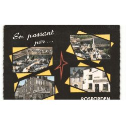 ROSPORDEN: en passant par... vue aérienne 10x15 - très bon état