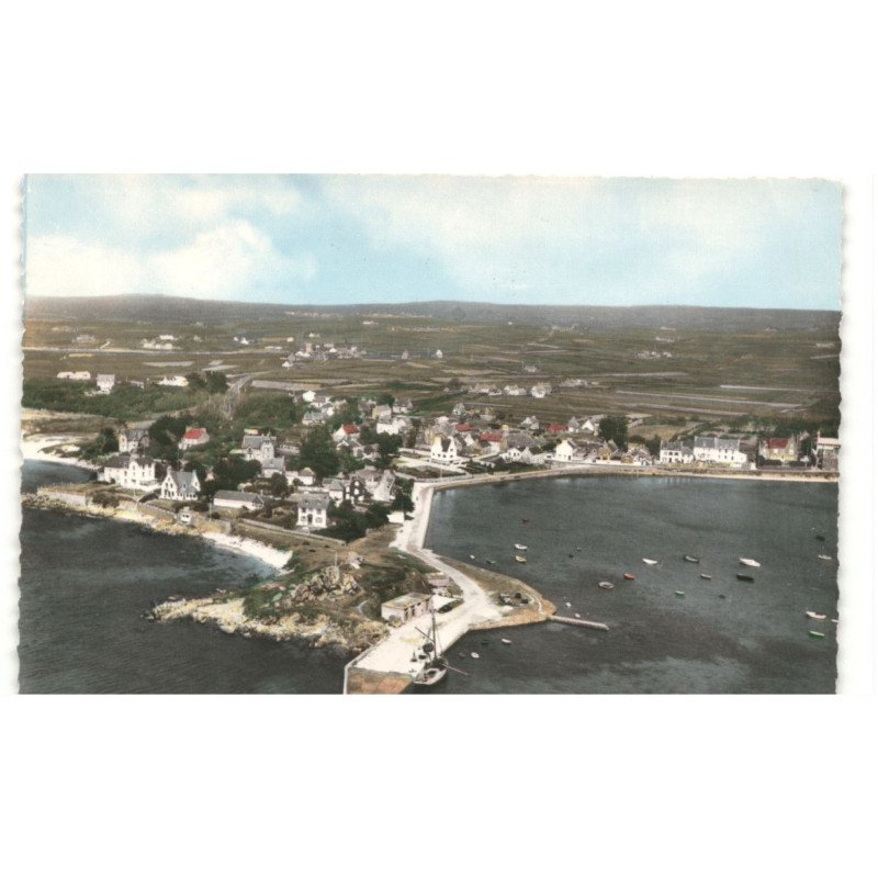 ARGENTON: le cale et le port vue aérienne 10x15 - très bon état