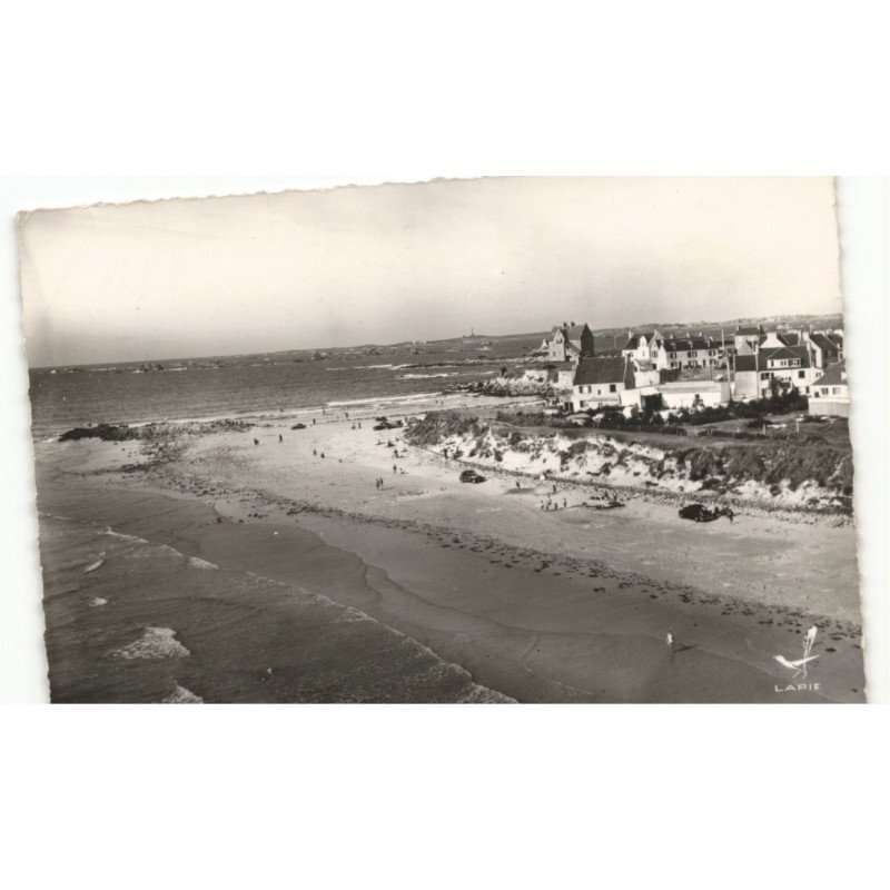 SANTEC: la plage du dossen vue aérienne 10x15 - très bon état