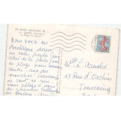 SANTEC: la plage du dossen vue aérienne 10x15 - très bon état